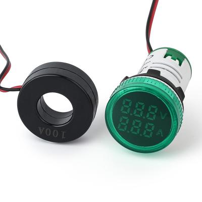 China AD101-22VAM ammeter voltmeter voltmeter tube new series large volt-ampere meter digital signal light AD101-22VAM for sale