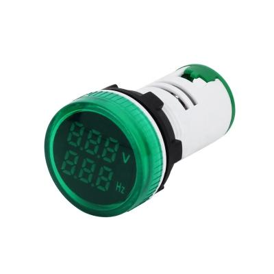 China Factory Price Digital Led Green Indicator Light Volt And Frequency Meter AD101-22VHZM for sale