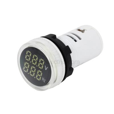 China NIN 22mm round panel AD101-22VHZM ledl display ledl indicator voltmeter frequency meter voltage hertz tester for AD101-22VHZM equipment for sale