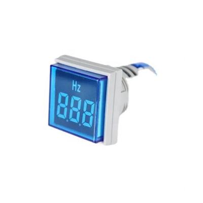 China 22mm square panel mini big tube AD101-22HZS digital indicator frequency meter with light signal indicator hertz meter indicator AD101-22HZS for sale