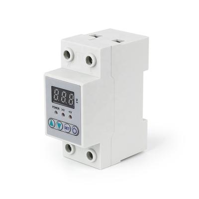 China Lame Flame Retardant PA66 Voltage Relay Control Over Voltage and Current Protector Under Voltage for sale