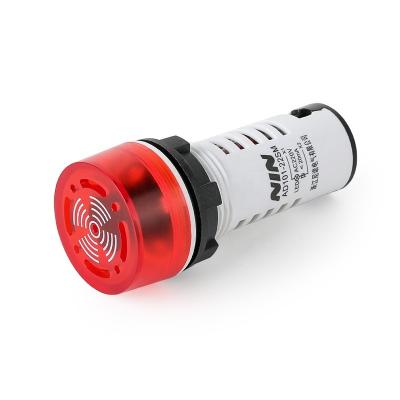 China 5v electromechanical flashing warning light and mini warning sound with buzzer for sale