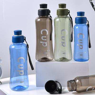 China Viable Summer Portable Outdoor Fitness Plastic Student Mug Wholesale Customization Water Bottles Free Shipping for sale