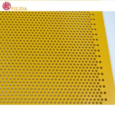 China Beautiful and good quality plastic punch hole pvc coated aluminum perforated metal sheet for decoration for sale