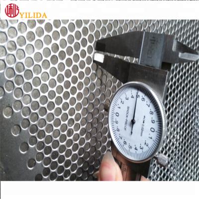 China Beautiful 3mm Size Black Hole Steel Perforated Metal Mesh Sheet For Screen for sale