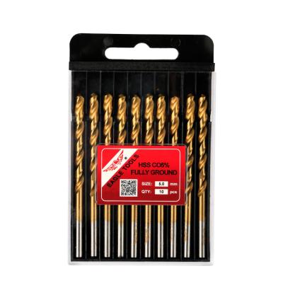 China High Quality Straight HSS Tool Kits Straight Drill Bit Torsion Shank Torsion Drill Bit Metal Steel Drilling Shank for sale