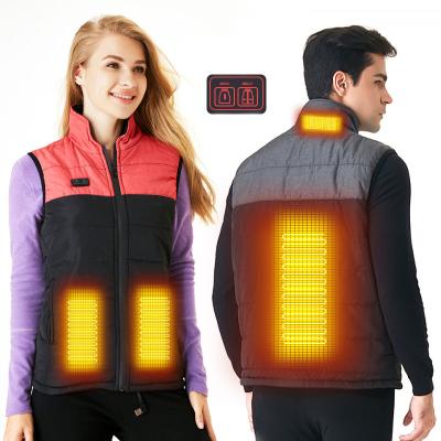 China Other 2023 new manufacturer oem heated jacket with power bank 7.4V electric usb charging warm heated vest women heated waistcoat for sale