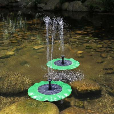 China Plastic Simulation Lotus Solar Power Garden Fountain, Mini Solar Garden Fountain, Garden Water Fountain for sale