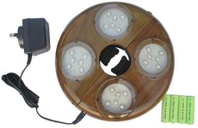 China LED Umbrella Light with Charger Round for sale