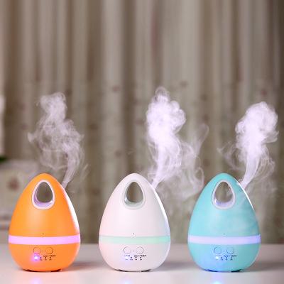 China 2017 new egg shape aonizing altrasonic aroma diffusers, 200ml humidifier for sale