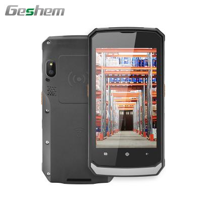 China 5 Inch 4G GPS Wifi NFC RFID 1D 2D Sannner Barcode Smartphone Fingerprint Rugged Smartphone Android Pdas for sale