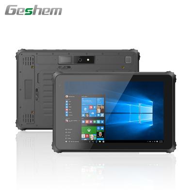 China Geshem 10 Inch Win10 Fingerprint Module 4G LTE Waterproof Industrial Rugged Tablet for sale