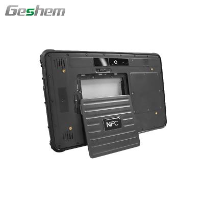 China Geshem 10 Inch Win10 1000 Nits Waterproof Sunlight Readable Industrial Rugged Screen 4G LTE Tablet for sale