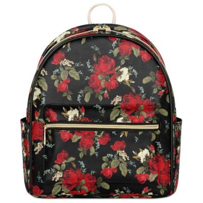 China Fashion Waterproof Women Backpack Purse PU Leather Casual Lady Shoulder Bag Designer Casual College Shoulder Bags for sale