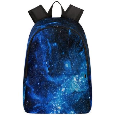 China Multifunctional Amazon Galaxy Backpacks Lightweight Casual Laptop Daypack Backpack with Adjustable Straps for Teens Girls School Bookbags Travel for sale