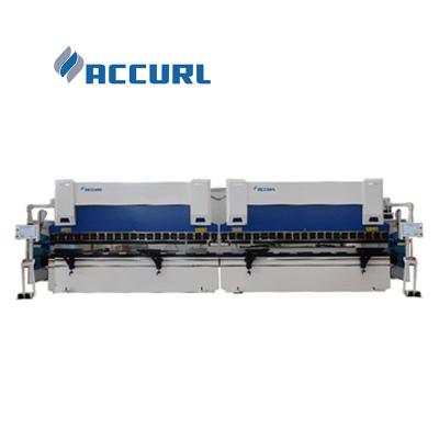 China Steel plate sheet bending Accurl new CNC press tandem brake DA66T 110T*6400mm on sale for sale