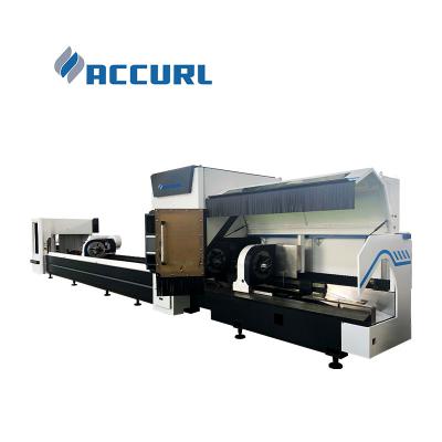 China Laser CUTTING ACCURL Hot Sale Automatic Metal Tube Laser Cutting Machine 6020 3000W for sale