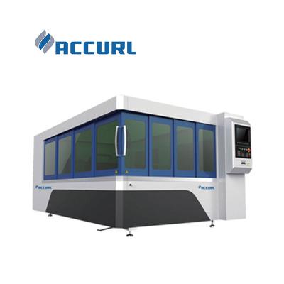 China Laser CUTTING ACCURL 10mm Metal Laser Cutting Machine 1000w Small CNC Fiber Laser Cutting Machine for sale