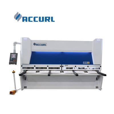 China Accurl CNC Industrial Metal Cutting Machine MS8 Guillotine 8MM Metal Shear Cutting for sale