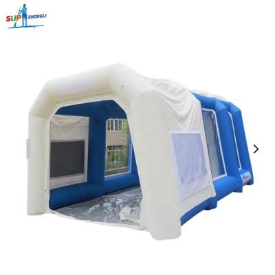 China Outdoor Home Use Space Spray Booth Car Paint Dust Proof Inflatable Isolation Tent for sale