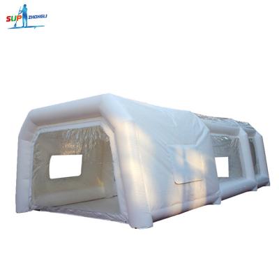 China Outdoor Cheap Prices Spray Booth With Air Filter System Inflatable Paint Booth Car Paint for sale