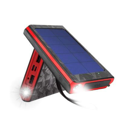 China Outdoor Waterproof Solar Panel Charge 26800 Mah Solar Mobile Power Bank Cell Phone Battery Charger Dual Type C Usb Solar Powerbank for sale