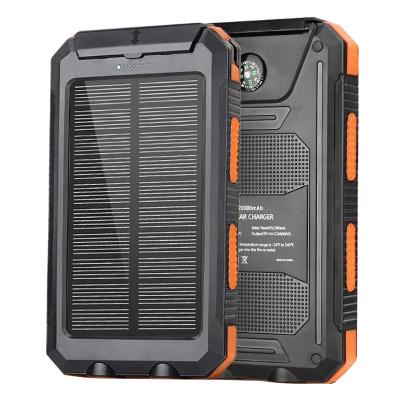 China Hot Sales 20000 Mah Solar Power Bank Solar Batteries Charger Power Bank Support Fast Charging For Mobile Phone Solar Power Phone Charger for sale