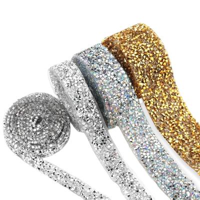 China Eco - Friendly Heat Transfer Fix Rhinestone Trimming Tape for sale