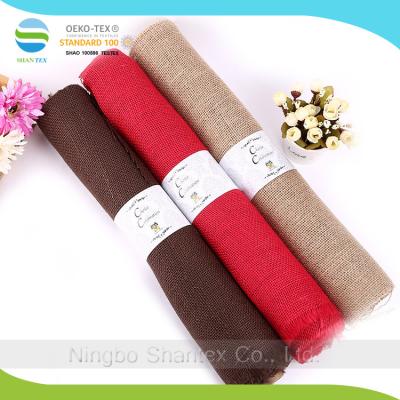 China Viable Quality Colored Jute Manufacturer Hessian Jute Fabric for sale