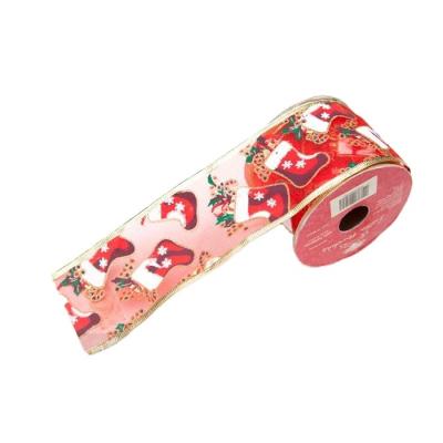 China Glitter print viable ribbon for sale