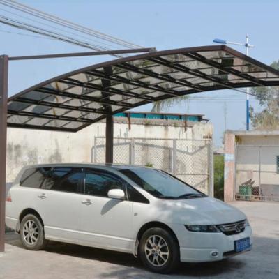 China Modern Metal Car Parking Garage Designs Outdoor Waterproof Aluminum Carport for sale