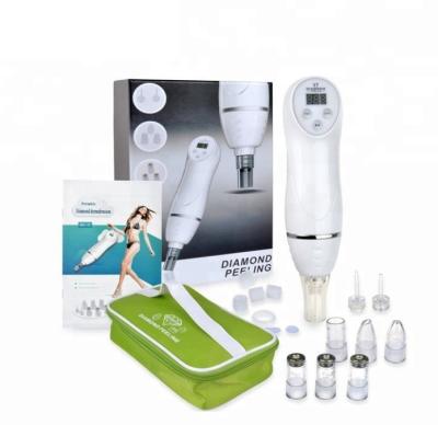 China Portable Diamond Microdermabrasion Skin Peel Blackhead Removal Machine Mini Skin Rejuvenation Machine for sale