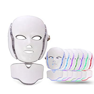 China Skin Tightening PDT Photon Light Skin Beauty Mask 7 Colors Led Electric Therapy Mask for sale