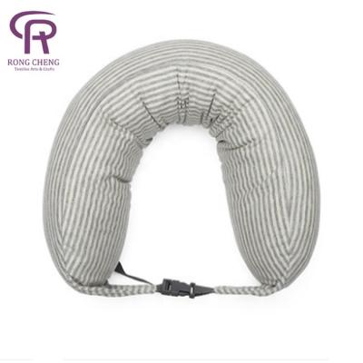 China Hot Selling Fashionable Anti-Apnea Polyester Blanket Memory Foam U Shape Pillow for sale