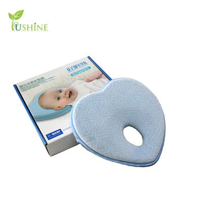 China 100%New Anti-Apnea Memory Foam Infant Main Support Baby Pillow Baby Crib Pillow With Flat Head Posing Shaping Best For Toddler for sale