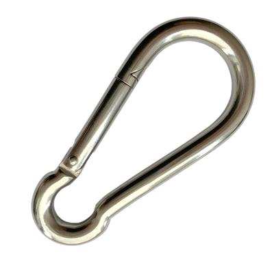 China Stainless Steel Outdoor Climbing Hook Carabiner Spring Snap Hook for sale