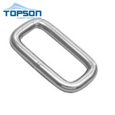 China Welded Hardware Hardware Stainless Steel Square Rigging Ring for sale