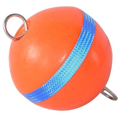 China Corrosion Resistance Marine Foam Filled Plastic Mooring Ball Buoy Pipeline Float Ball Boat Fender for sale