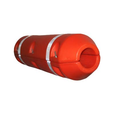 China Corrosion Resistance Rotation Mount Floatation Buoy Hanging Net Water Dam Floats Easy Handle Pipe Floating Barrier for sale