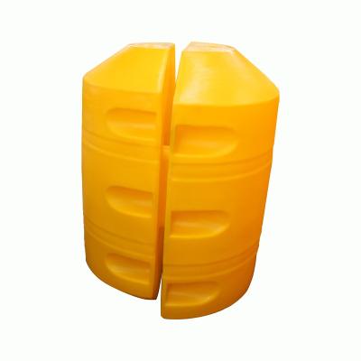 China Corrosion Resistance Rotation Mount Water Pollution Barrier Floats Platform Integrated Buoy Foam Pipe Combo Floating Barrier ENV for sale