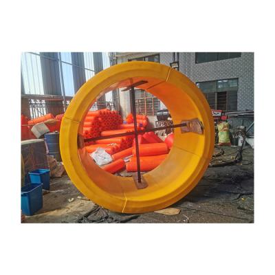 China Plastic River Dredge Piping Systems Pipe Floats LLDPE Rotational Mold Isolation Anti-collision Pillar for sale