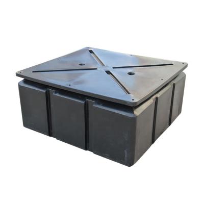 China Corrosion Resistance EPS Foam Filled Float Tank LLDPE Plastic Pool Floating Pontoon Dock for sale