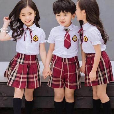 China Healthy Factory Custom Designs JK Checked Plaid Polyester Cotton TC Yarn Dyed Red Fabric For School Uniform for sale