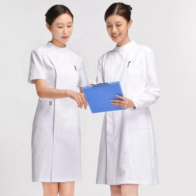 China Comfortable High Quality Custom Uniform Elastic Women Hospital Uniform Pockets Nursing Scrub Sets for sale