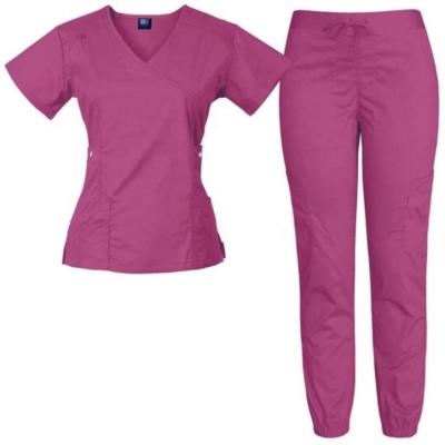 China Doctor Uniform Nurse Women Scrub Set Comfortable Custom Logo Hospital Surgical Nursing Uniform Sets for sale