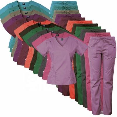 China Custom Sweet Logo Surgical Doctor Nurse Women Scrub Nursing Uniform Set Sets Hospital Uniform for sale