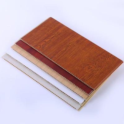 China Modern Nanofiber Wall Panel Fire Resistant Wood Fiber Integrated Wall Panel Interior Wall Decorative Bamboo Panel for sale