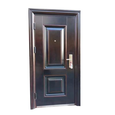 China Modern Good Quality Steel Wood Single Security Door Fireproof Door Designs for sale