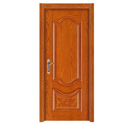 China Good quality modern hot sale solid core interior MDF doors molded veneer doors for sale