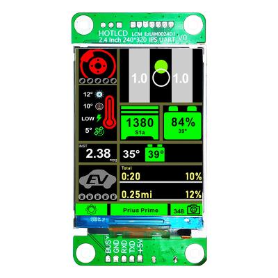 Chine 2,4 affichage de pouce 240X320 UART TFT multifonctionnel pour les instruments tenus dans la main à vendre